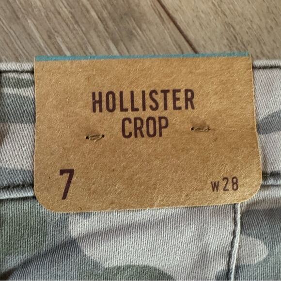 Hollister Camouflage Skinny Slightly Cropped Skinny Cargo Jean with Ankle Zips 7 - Picture 8 of 8